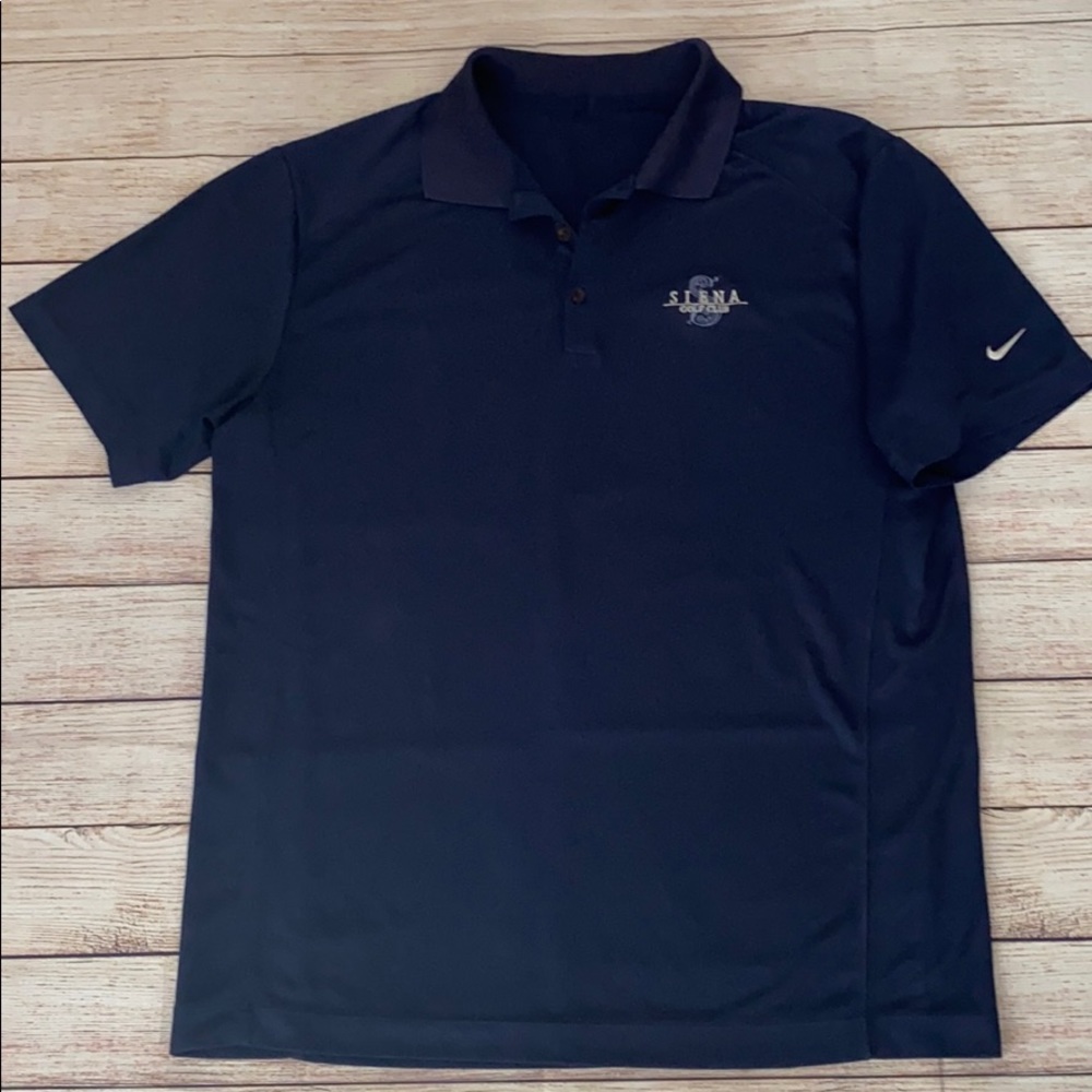 Nike Golf Navy Polo Size Mens Large